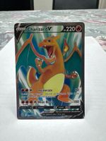Pokemon Charizard V Full Art Karte guter Zustand