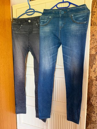2 Leggings Slim Jegging By Zlimmy blau Grösse S-M