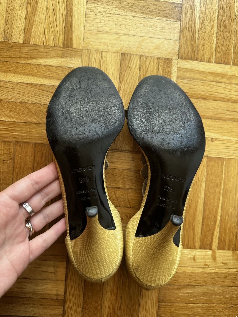 Hermès Damenschuhe: Hermès Lizard  Heels Size 37.5 – Gebraucht aus Schaffhausen von Nadiuna 3