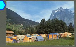 AK color Grindelwald BE Camping Bodenwald ≈ 1971