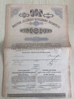 Ungarische Pfandbriefe, Magyar Jelzalog-Hitelbank Budapest