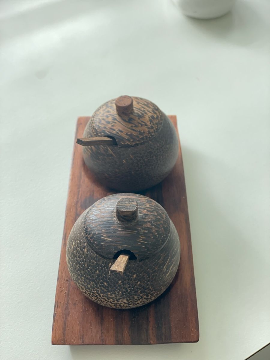 Tutte le decorazioni: Gewürzbehälter aus Holz – Usato da Jona venduto da Amanda_D 1