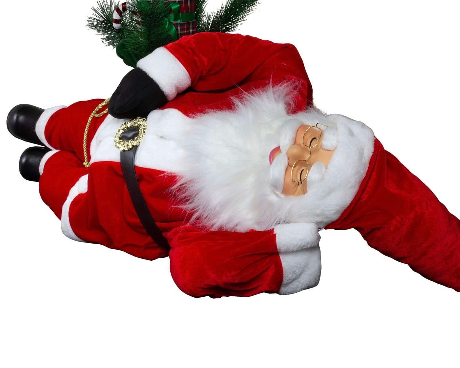 Alle Dekorationen: Schnarchender Weihnachtsmann 120cm gross – Neu und originalverpackt aus Basel von Seifehuesli 5