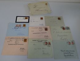 1918-1968, 47 Briefe PRO JUVENTUTE meist Wäppli, günstig!