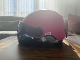 Skihelm MTR mit Visier pink Grösse M Verlag neu