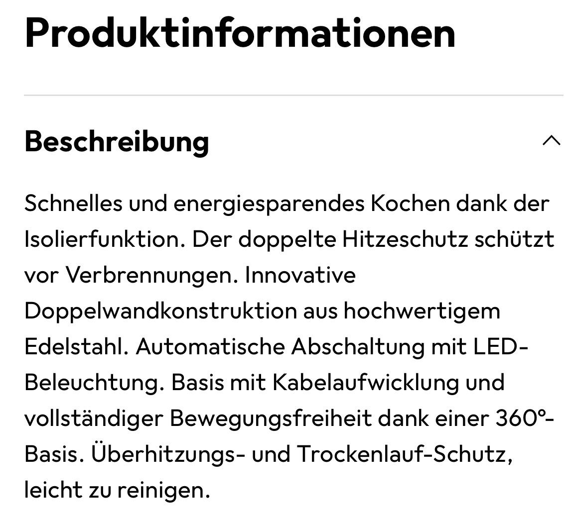 Trisa Bollitori: Trisa Wasserkocher – Usato da Hunzenschwil venduto da mila012 4