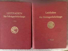 Leitfaden für Metzgerlehrlinge 2 Bände guter Zustand