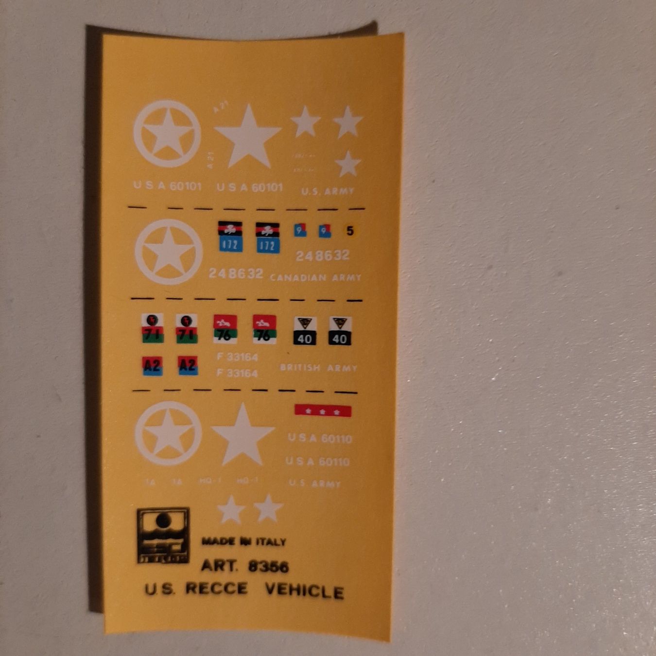 Kit di modellismo & Modellini statici: 559 ... M 3 "Recce" Vehicle ... Esci 8356 – Nuovo (secondo la descrizione) da Bonstetten venduto da Benibanny59 5