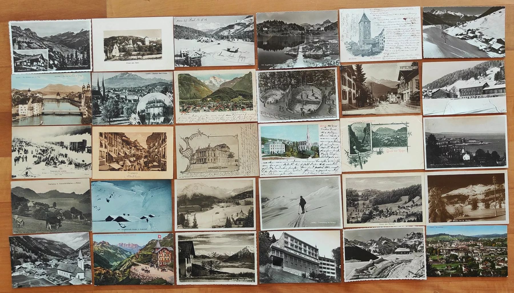 Cartoline postali: Super Lot, Posten mit 170 kleinformatigen CH Ansichtskarten – Usato da St. Erhard venduto da Chaeferli6 4
