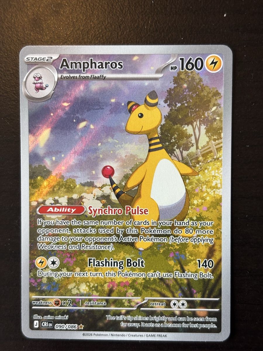 Pokémon Carte collezionabili: Carte Pokémon AMPHAROS cri 090  – Nuovo (secondo la descrizione) da lausanne venduto da helderj