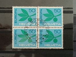 1965 Europamarke Viererblock Vollstempel