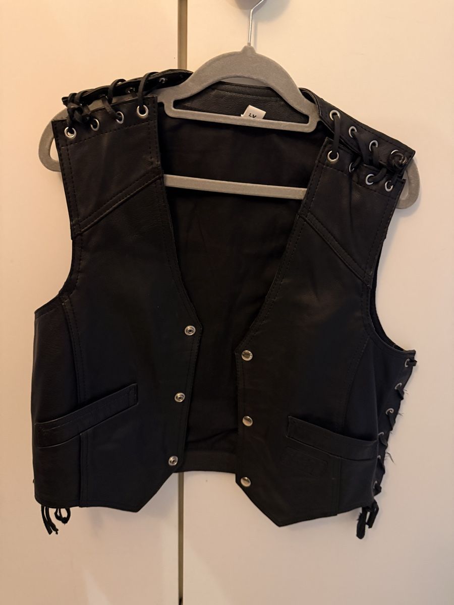 IXS Gilet & Giacche: Leder Weste schwarz Grösse S gebraucht – Usato da volketswil venduto da visitor01 1