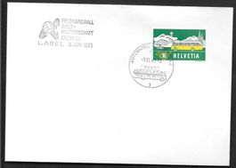 Sonderbrief A. 929 Feldhandball-WM Endspiel Basel 9.6.1963
