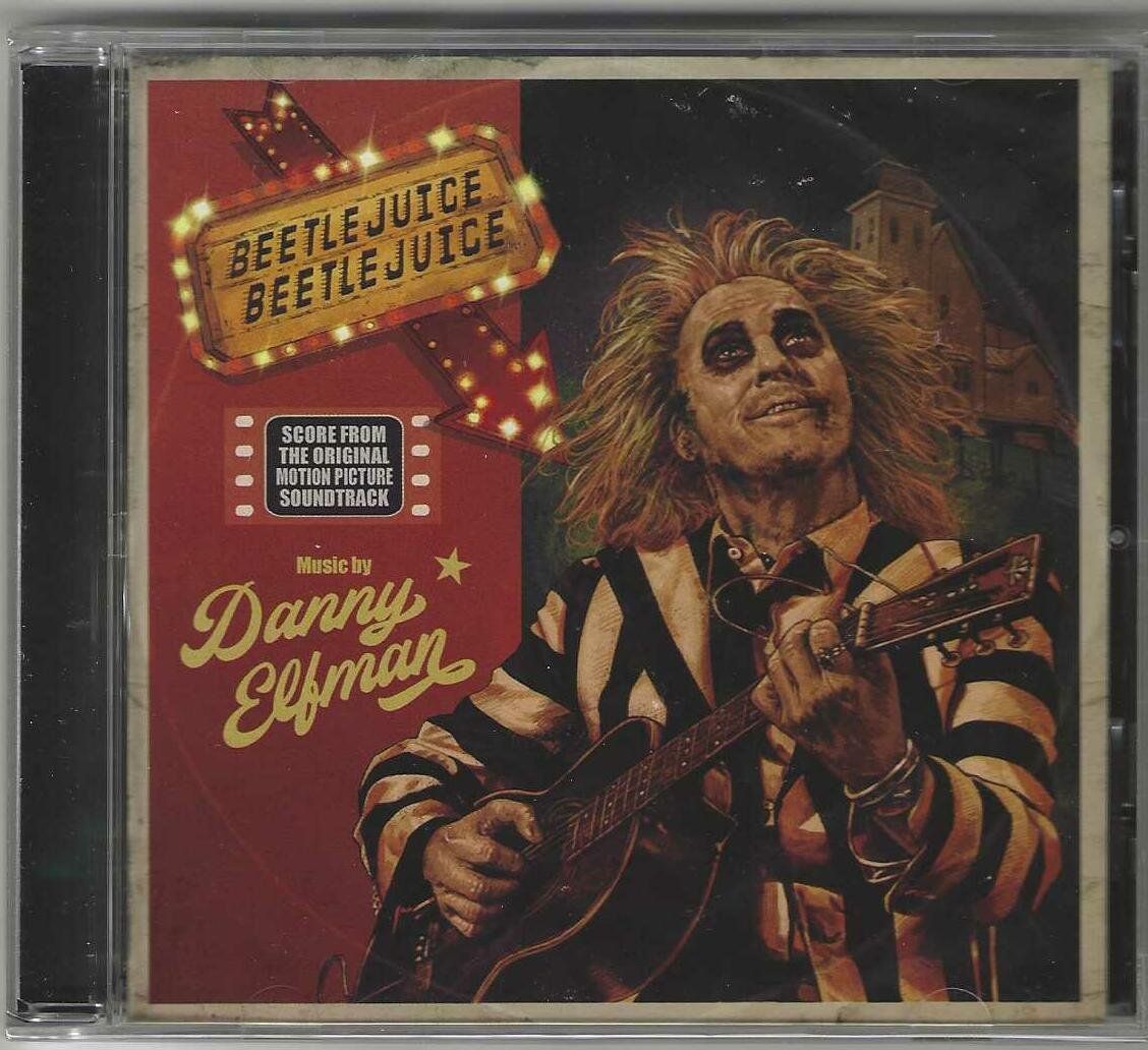 CD: Danny Elfman - Bettlejuice Beetlejuice : The Score – Nuovo e nell'imballaggio originale da Genève venduto da CDLPBookS