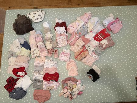 Babykleiderpaket Gr. 50/56 Mädchen