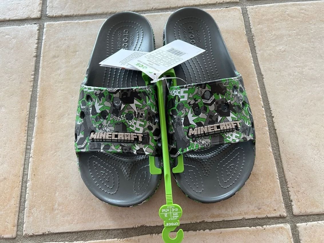 Crocs Scarpe da uomo: Crocs Schuhe Classic Flip Minecraft Slide Grösse 41-42 – Nuovo e nell'imballaggio originale da Beatenberg venduto da nonnkari 5