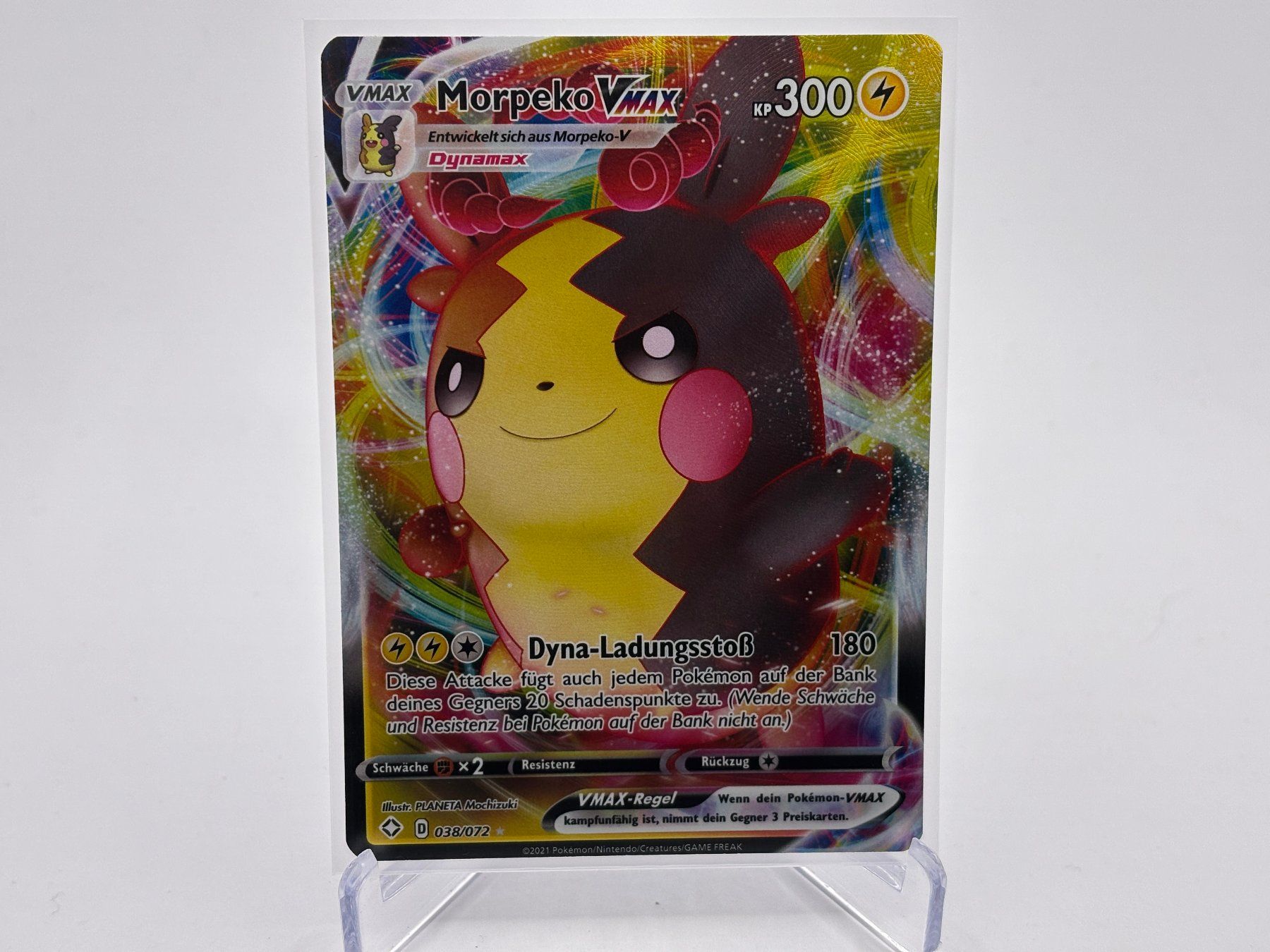 Pokémon Carte collezionabili: Glänzendes Schicksal - Morpeko VMAX  (SHF 38) - DE – Nuovo (secondo la descrizione) da Allschwil venduto da Bullach