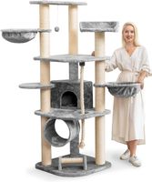 HAPPYPET Kratzbaum 171cm Grau