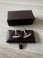 Manschettenknöpfe silberfarben mit Box