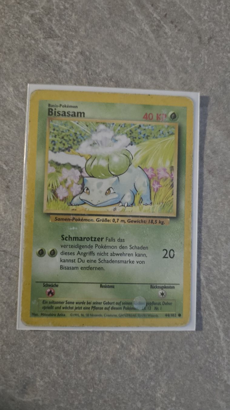 Pokémon Carte collezionabili: Bisasam - 1. Edition Pokemon Karte – Usato da Rorschach venduto da Craint