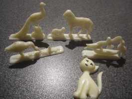 Tiere diverse, weiss
