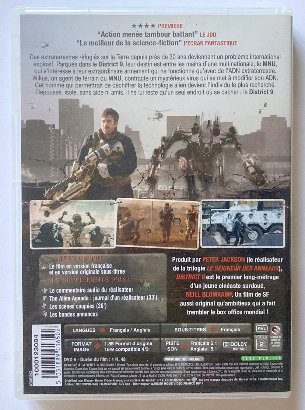 Tutti i DVDs: DISTRICT 9 (1 DVD) – Usato da Bottens venduto da hotter-than-hell 1