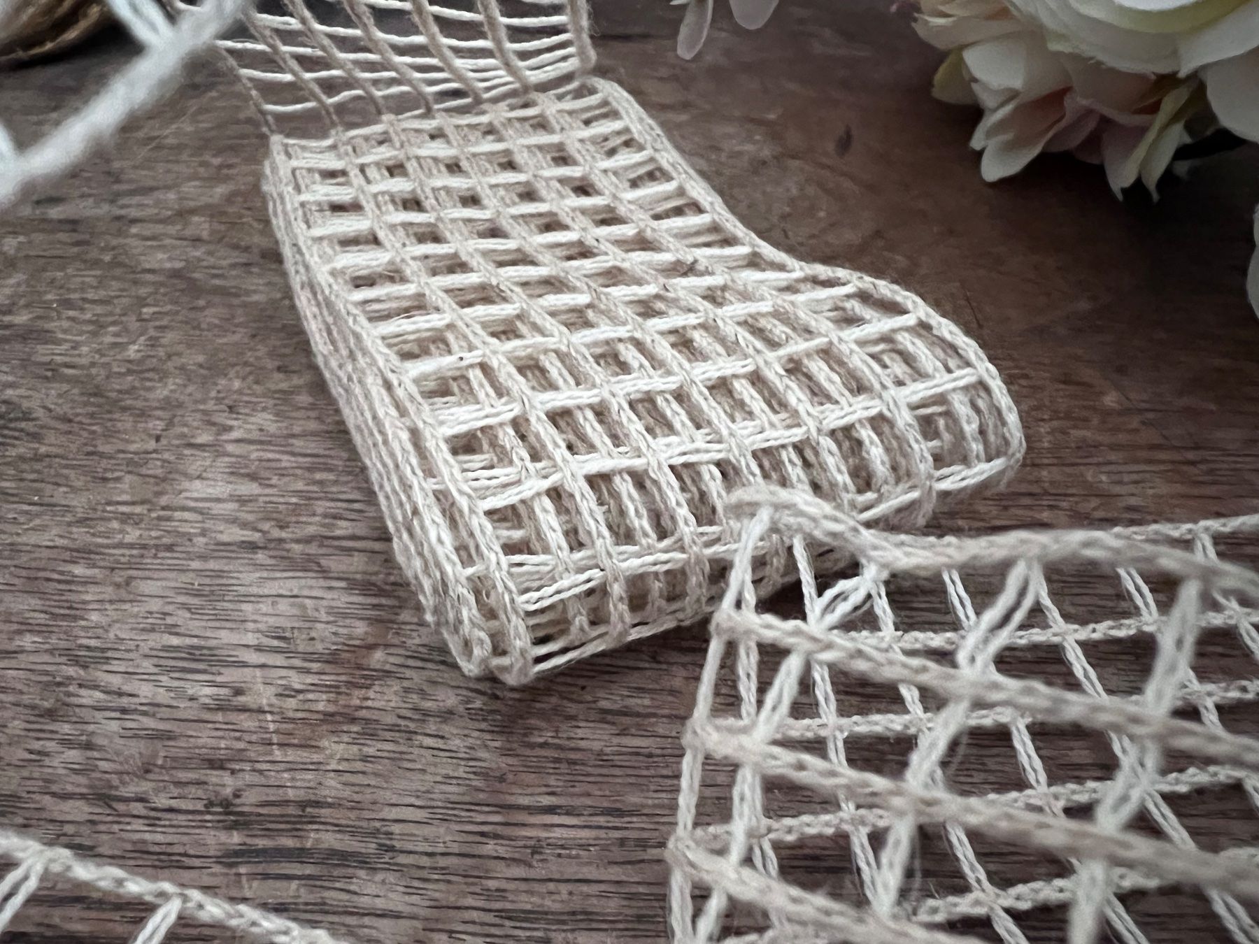 Stoffe: Alte, antike Spitzen - Gehäkelt - 250cm -Shabby – Neu (gemäss Beschreibung) aus Walzenhausen von Cerna007 2