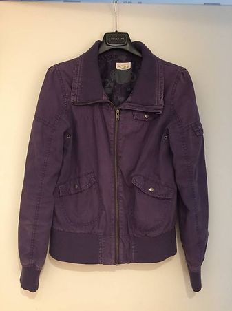 Stoffjacke violett H&M Gr. 170