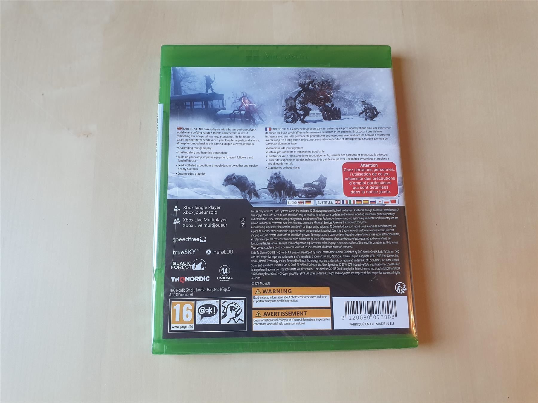 Microsoft Spiele: Fade to Silence neu und ovp – Neu und originalverpackt aus Stansstad von collectorsshop 1