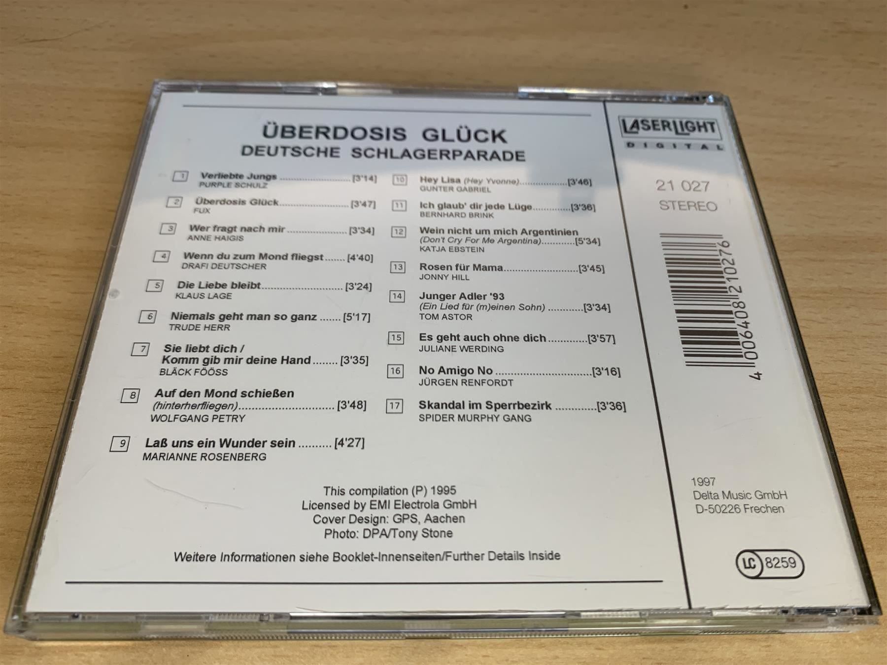 CD: Überdosis Glück - Deutsche Schlagerparad – Usato da Rikon im Tösstal venduto da Alpenmutz 1