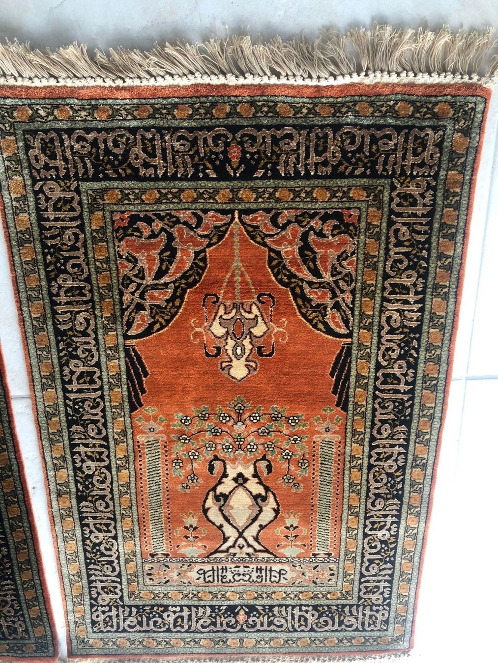Tappeti: Teppich Kaschmir / Seide Agra Indien – Usato da Bremgarten AG venduto da jojari 1