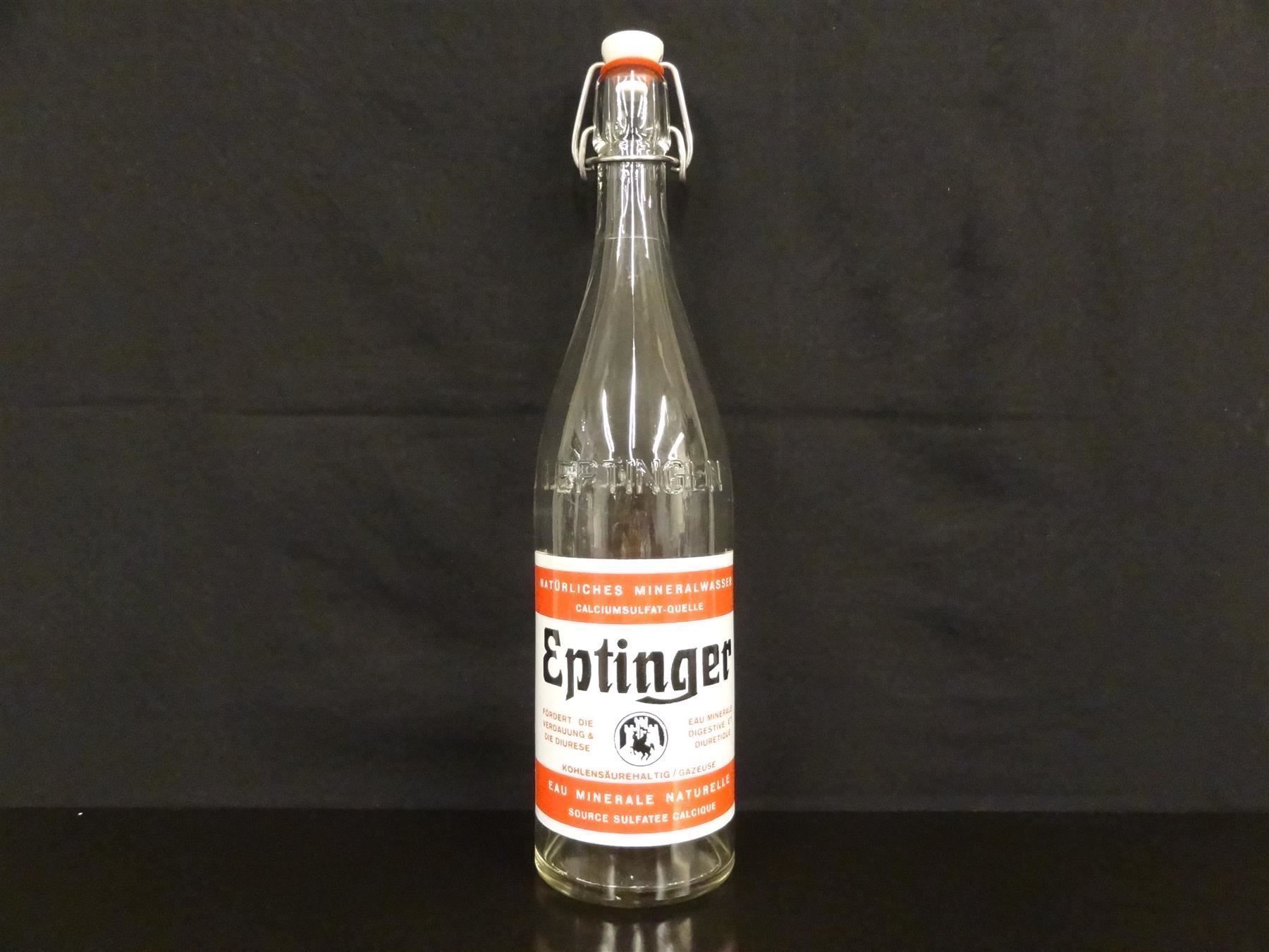 Gläser, Krüge & Flaschen: alte Flasche EPTINGER MINERALWASSER 1960 – Gebraucht aus Kerzers von Flaschenposten