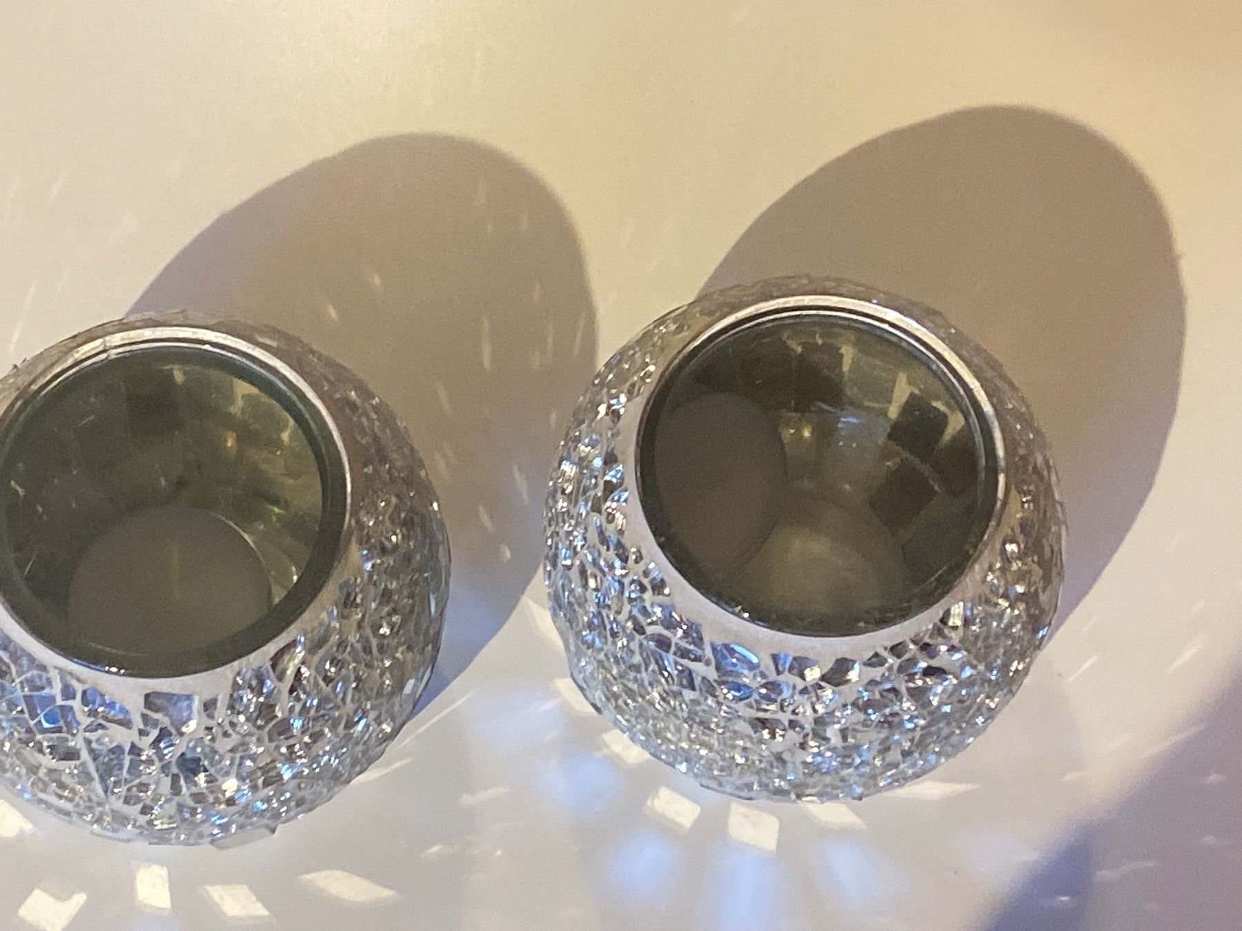 Portacandele: WINDLICHTER MOSAIK-SILBER,2ER-SET – Nuovo (secondo la descrizione) da Meienried venduto da ManuelaBoutique 3