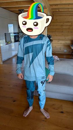 Ensemble pantalon et jersey moto cross