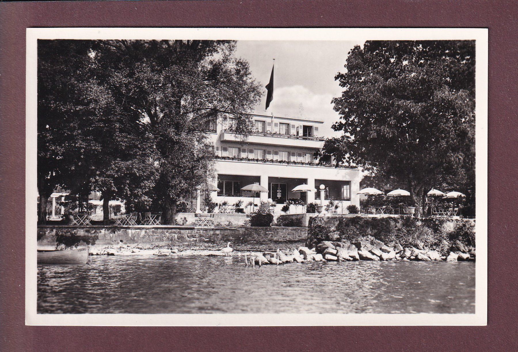 Cartoline postali: CELIGNY - Hôtel Rives d'Or – Usato da Pully venduto da nicecards