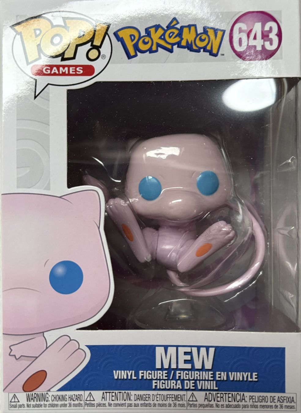 Funko Statuette: Funko Pop Games - 643 - Pokemon - Mew – Nuovo e nell'imballaggio originale da Meisterschwanden venduto da McSchein