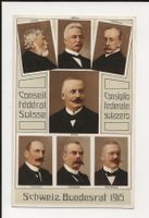 AK 1915  Schweizer Bundesrat 1915  , Schnauz war Pflicht 🤭