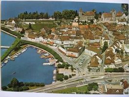 AK  Rapperswil - Schloss und Hafenanlage