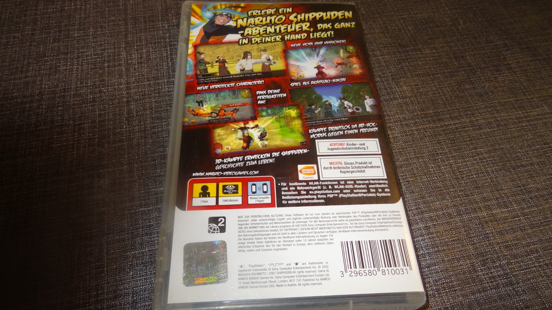 Sony Spiele: Naruto Shippuden Legends Akatsuki Rising PSP – Gebraucht aus Olten von Disc-Ausverkauf 2