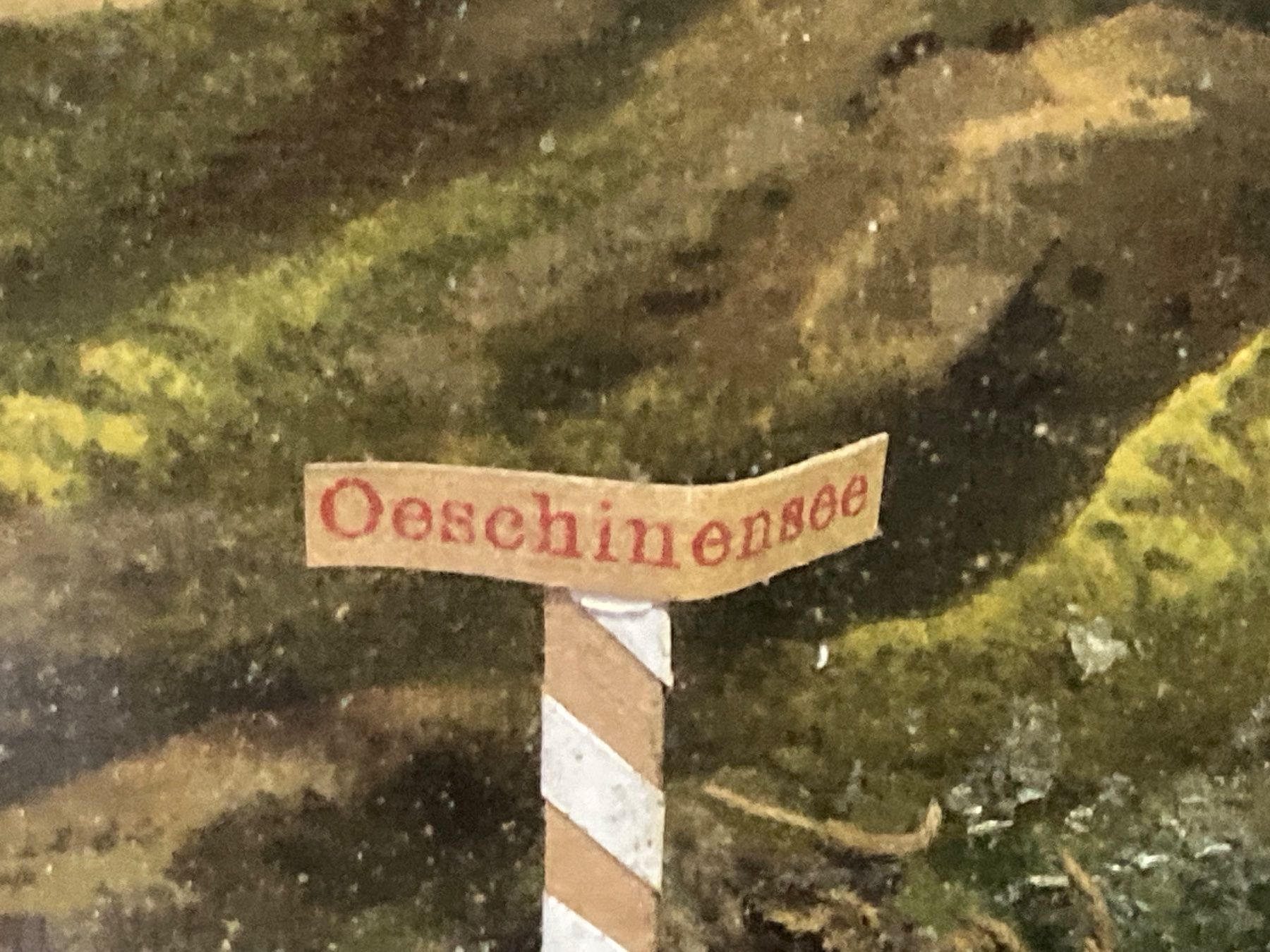 Dipinti: Antikes 3D Bild Collage Oeschinensee anonym – Usato da Bern venduto da Jwpm66 5