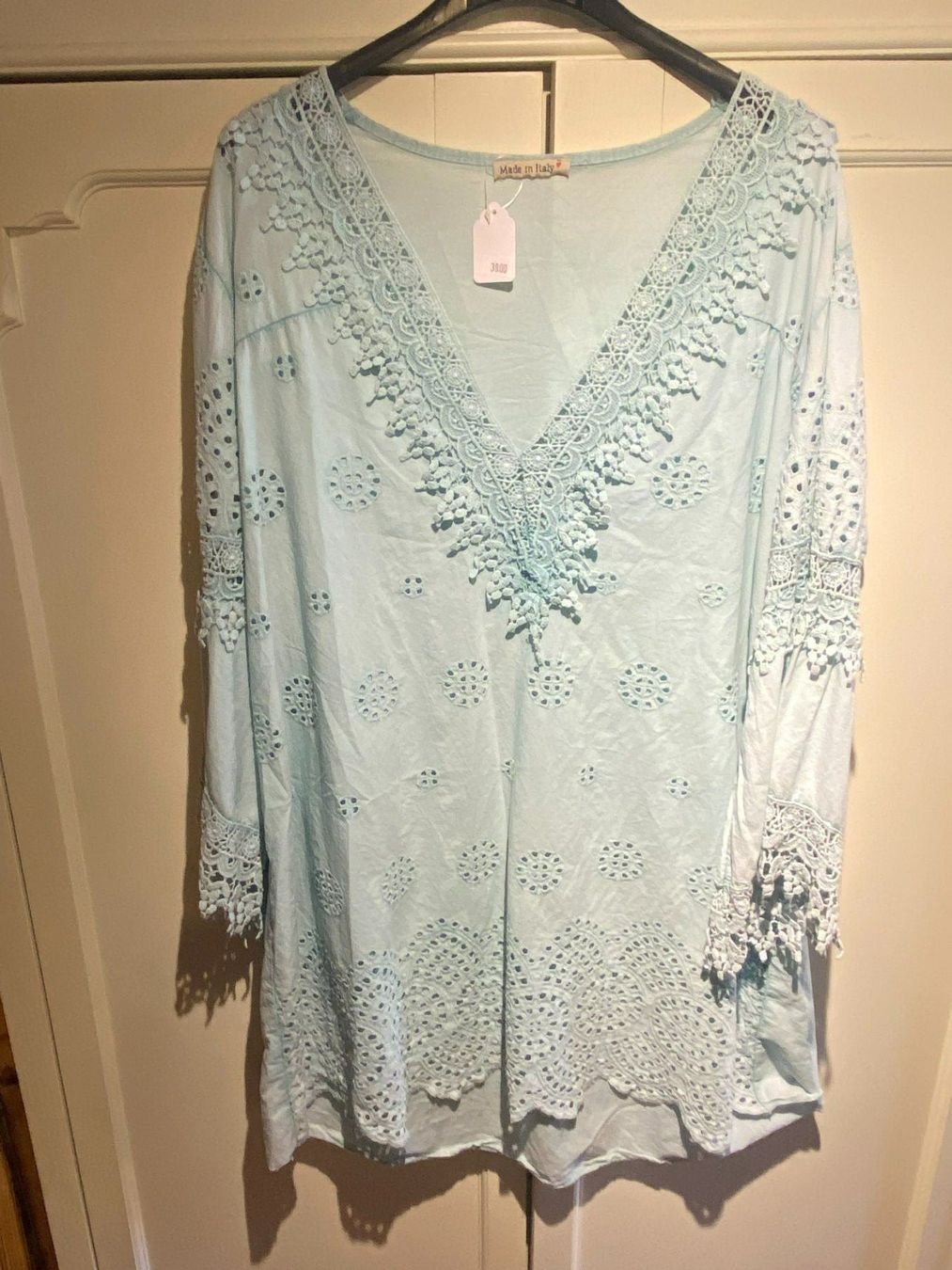 Vestiti: SOMMER BLUSENKLEID,DAMEN--TÜRKIS – Nuovo e nell'imballaggio originale da Meienried venduto da ManuelaBoutique 1