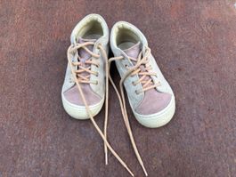 Kinderschuhe Schnürschuhe grau/pink Grösse 24 gebraucht