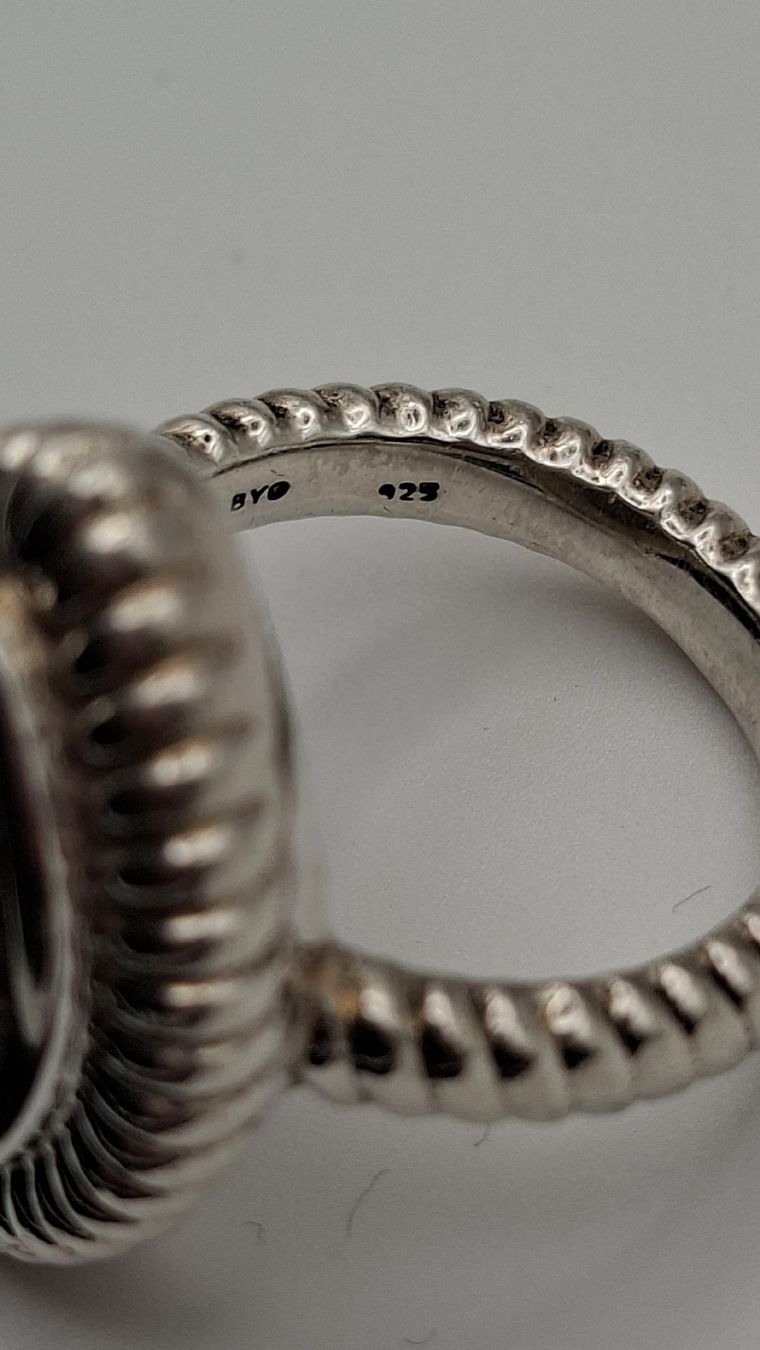 Olga Ribler Ringe: Grosser Silberring 925 mit Labradorit Stein 💍. – Gebraucht aus Kriens von Wolly85 4