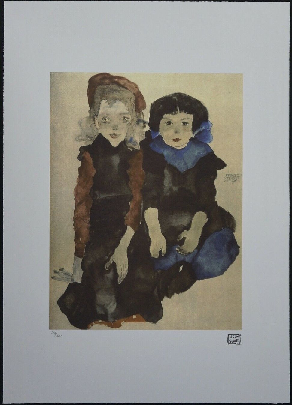 Poster & Bilder: EGON SCHIELE     HANDNUMMERIERT DRUCKSIGNIERT – Gebraucht aus Gersau von grafik-kunst