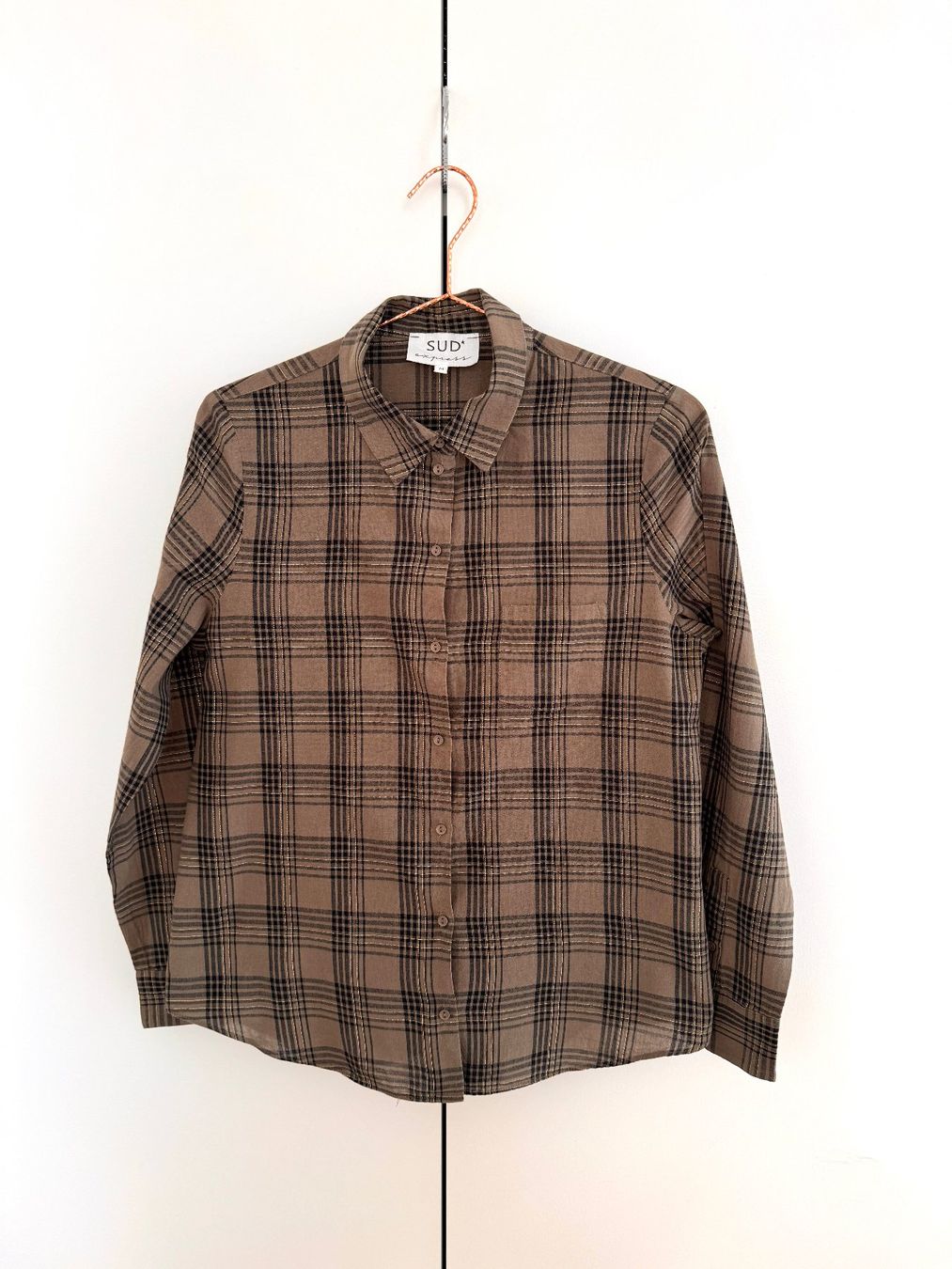 Camicette: Chemise Kaki SUD EXPRESS – Nuovo (secondo la descrizione) da La conversion venduto da Repio