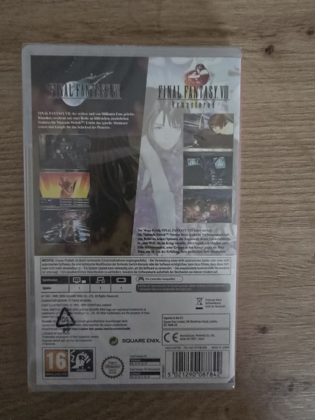 Nintendo Spiele: Final Fantasy VII & VIII Remastered - Nintendo Switch NEU!!! – Neu und originalverpackt aus Chur von 1996hiphop 1