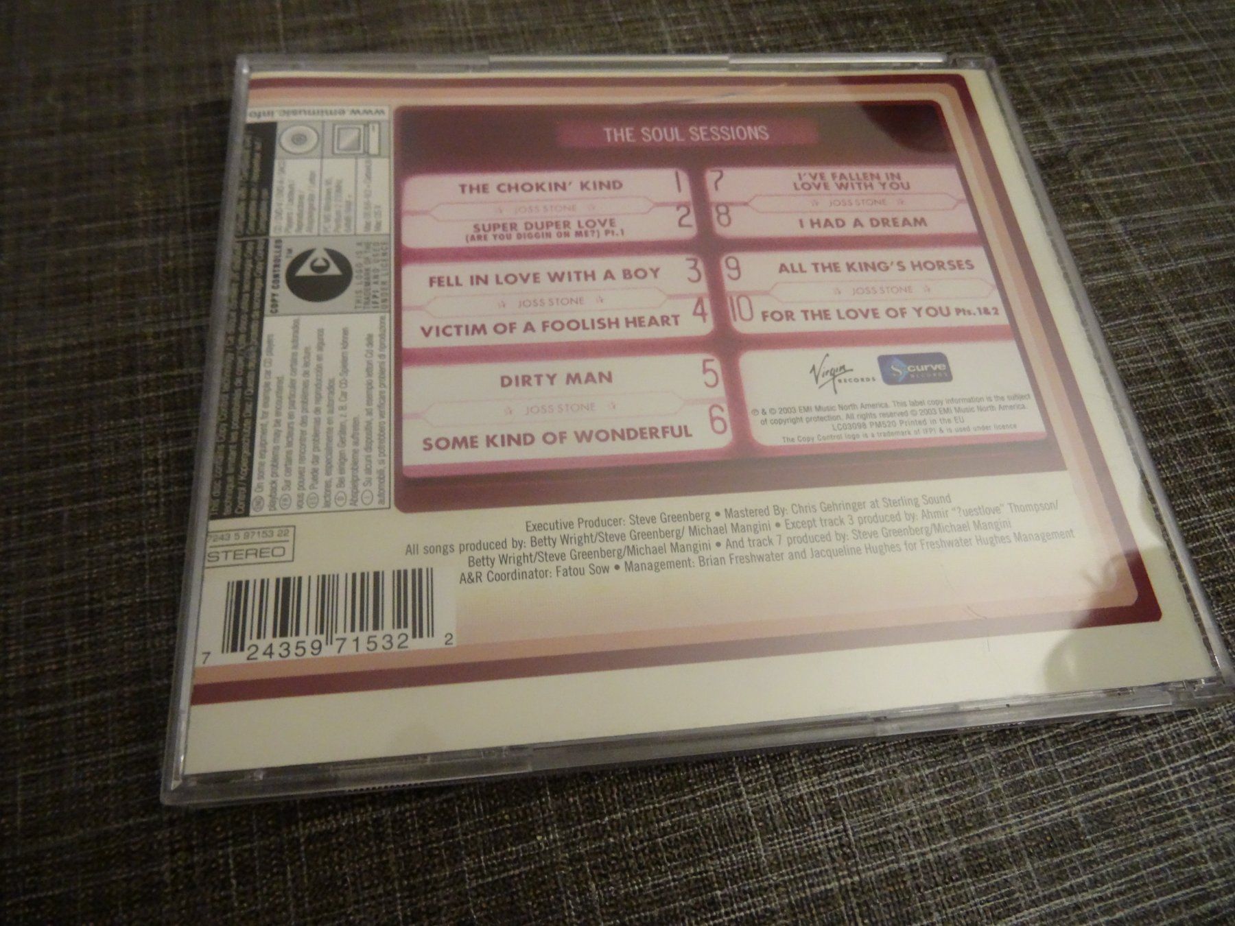 CD: Joss Stone - The Soul Sessions CD – Usato da Olten venduto da Disc-Ausverkauf 1
