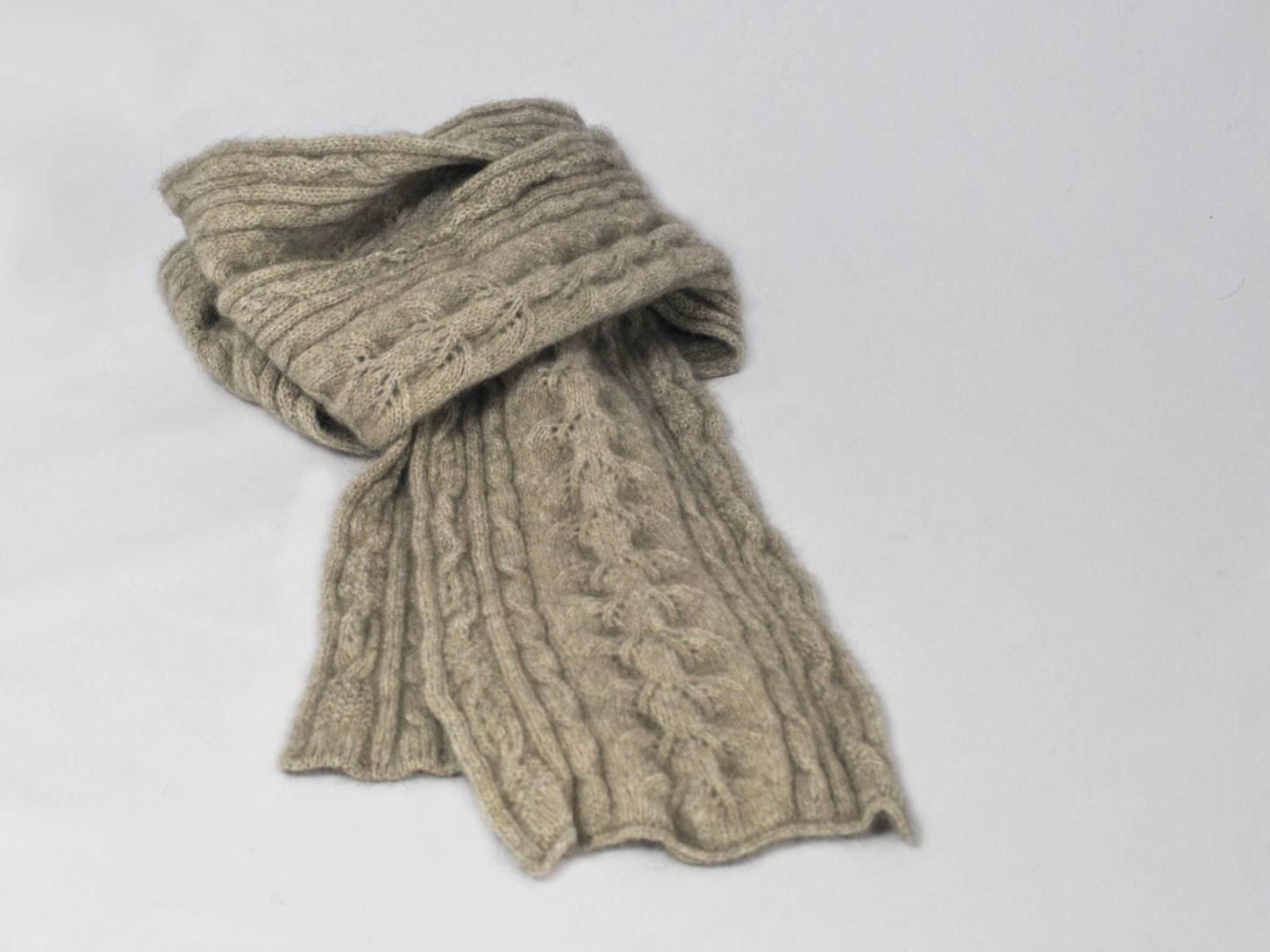 Foulard & Sciarpe: 2 Stk Possum Halstuch Ajour-Muster – Nuovo e nell'imballaggio originale da Zollikofen venduto da marys-choice 1