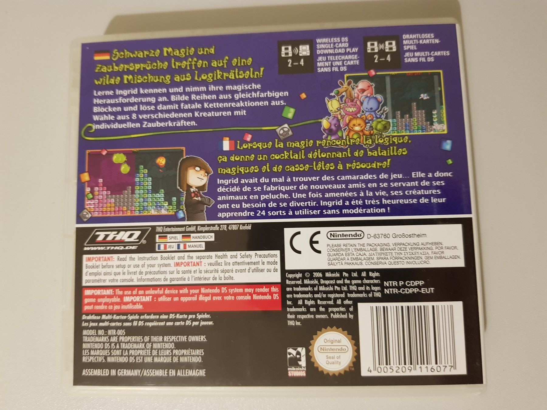 Nintendo Spiele: Dropcast /DS – Gebraucht aus Münchenstein von 2DGames 1