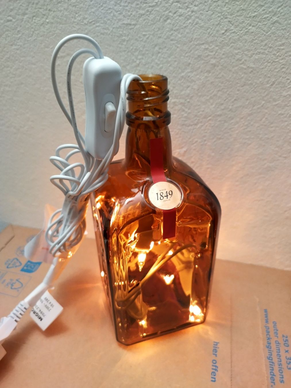 Lampade: Lampe aus Cointreau Flasche, kein LED – Nuovo (secondo la descrizione) da Therwil venduto da stiwi_6571 1